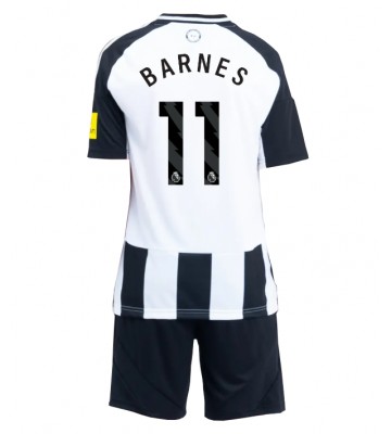 Newcastle United Harvey Barnes #11 Hemmakläder Barn 2024-25 Kortärmad (+ Korta byxor)